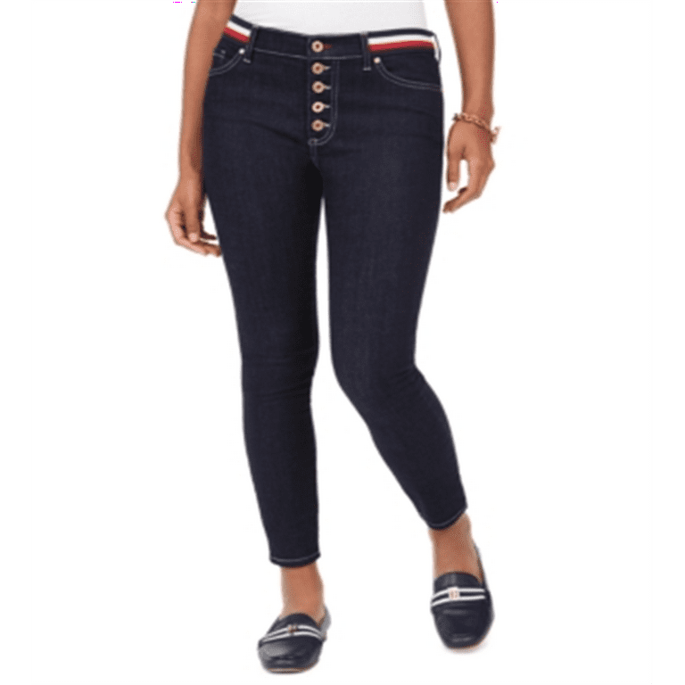 Women\'s Tribeca Jeans Skinny Ankle 2 BlueSize Hilfiger Tommy