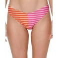 thumbnail image 1 of Tommy Hilfiger Women's V Cut Bikini Bottoms Swimsuit Pink Size Large, 1 of 3