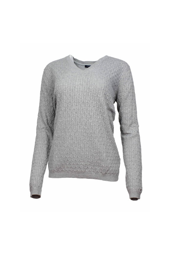 Women's Sweater V-Neck Pullover Lightweight Long Sleeve Knit New