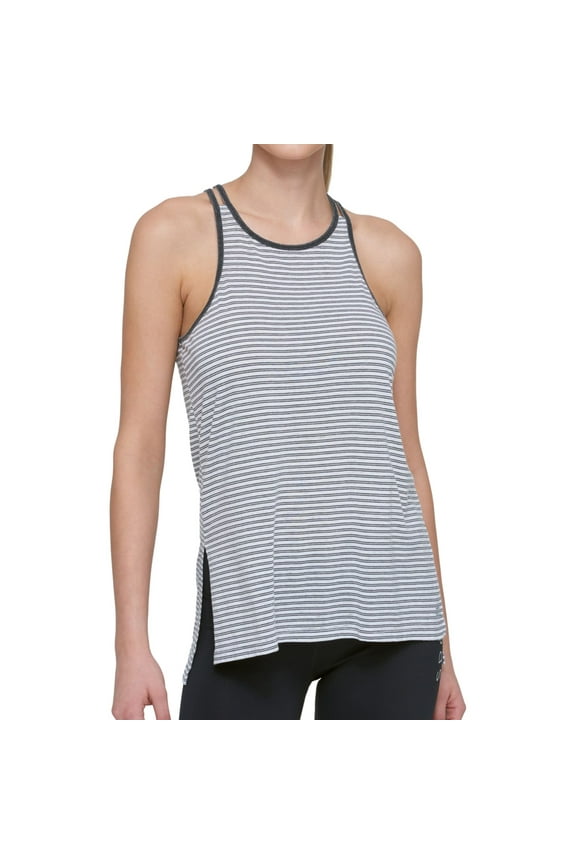 Womens Bream Double Tank Top, Grey, Small