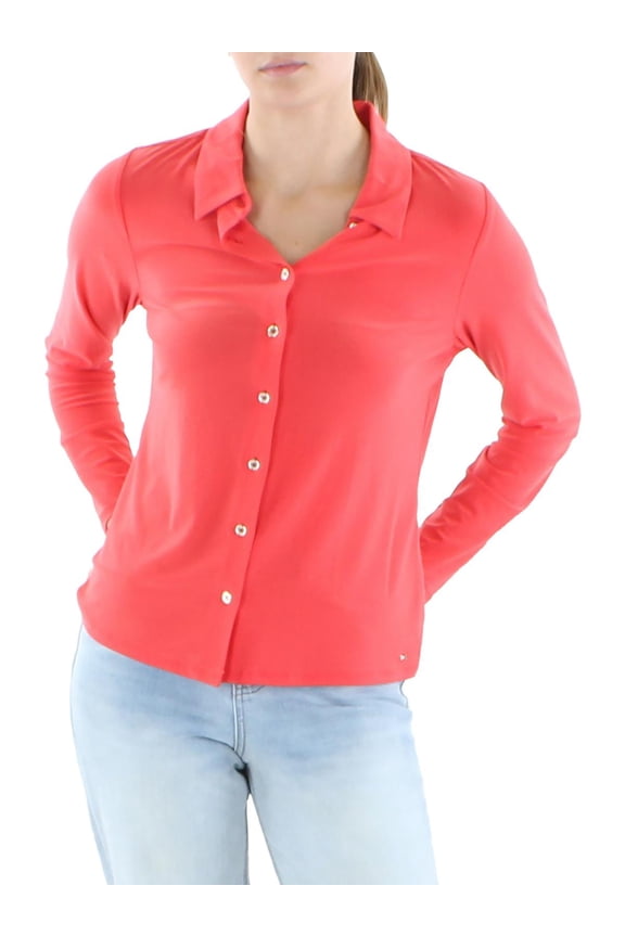 Womens Button-Down Casual Blouse