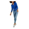 thumbnail image 1 of Tommy Hilfiger Womens Cable Knit Collared V-Neck Sweater, 1 of 3