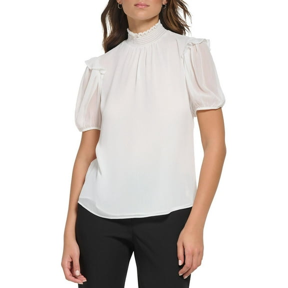 Tommy Hilfiger Womens Collared Button Down Polo Top