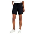 thumbnail image 1 of Tommy Hilfiger Womens Solid Rolled Cuff Utility Shorts Sky Captain L, 1 of 2