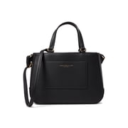 Tommy Hilfiger Womens Dawn II Convertible CZ Satchel W/Pouch Black Medium