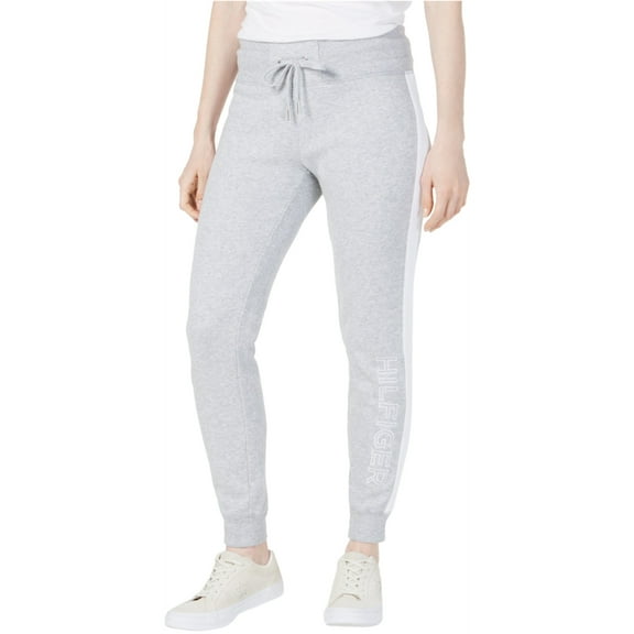 Tommy Hilfiger Womens Fleece Athletic Jogger Pants