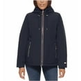 thumbnail image 1 of Tommy Hilfiger Womens Heavyweight Softshell Hooded Jacket (Navy,XL), 1 of 5