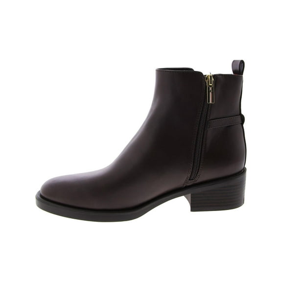 Tommy Hilfiger Womens Imiera Faux Leather Ankle Booties
