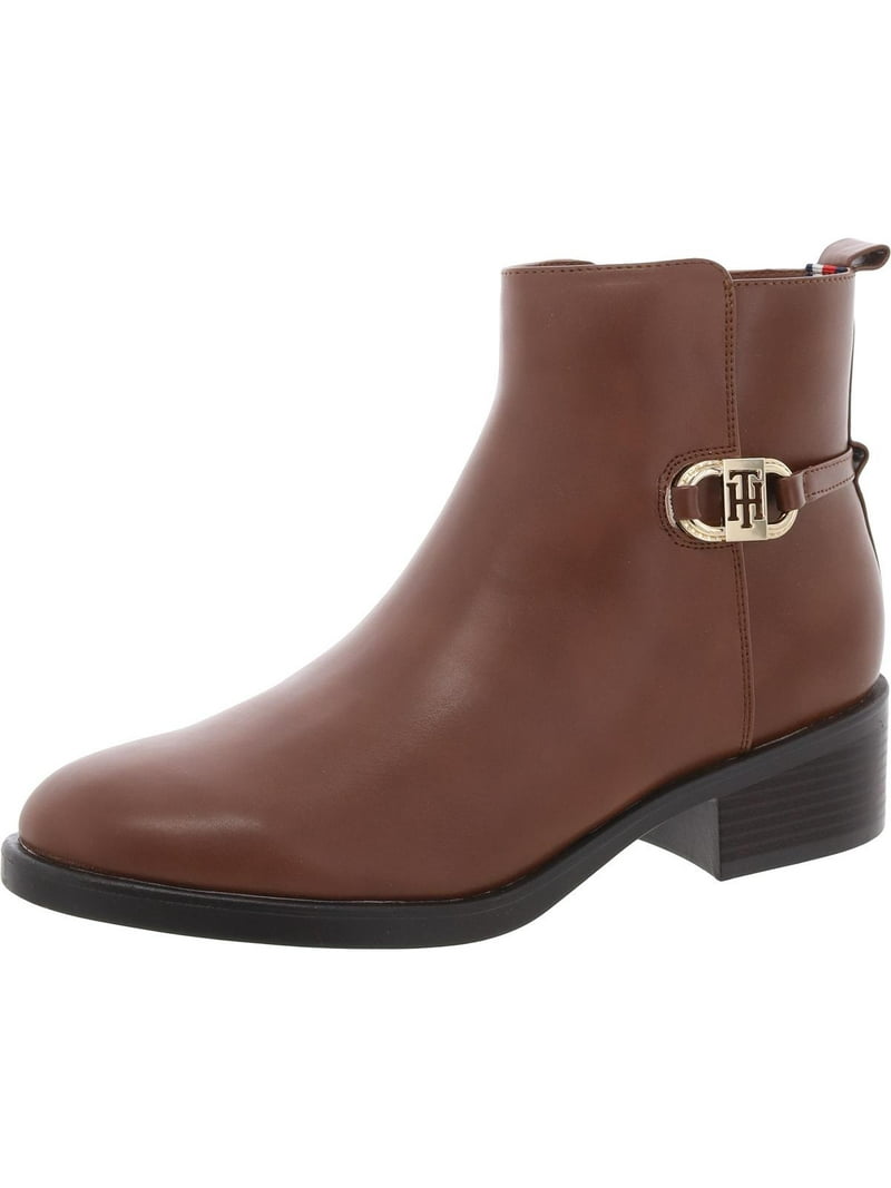 Tommy Hilfiger vegan leather boots Tommy Hilfiger Womens Baylon Zipper Faux Leather Chelsea  main image 3