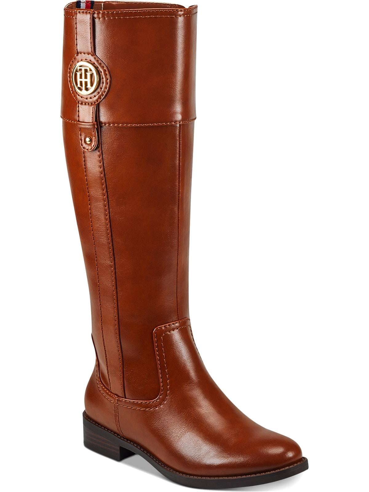 Tommy Hilfiger Imina Faux Botas De Cuero Marrón, Paraguay Ubuy