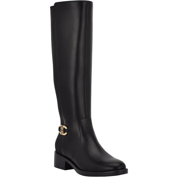 Tommy Hilfiger Womens Imizza Faux Leather Tall Knee-High Boots