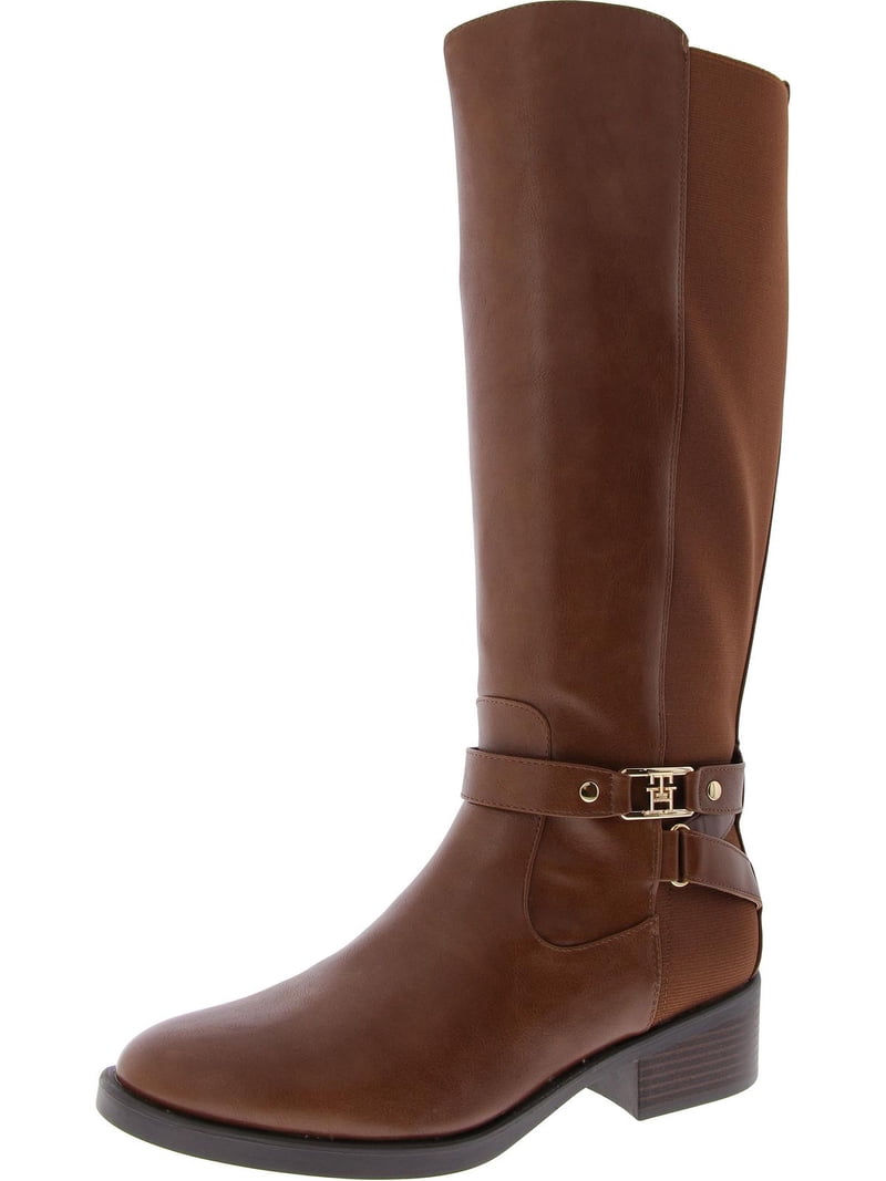 Tommy Hilfiger Womens Iyla Faux Leather Tall Knee-High Boots  display picture 1