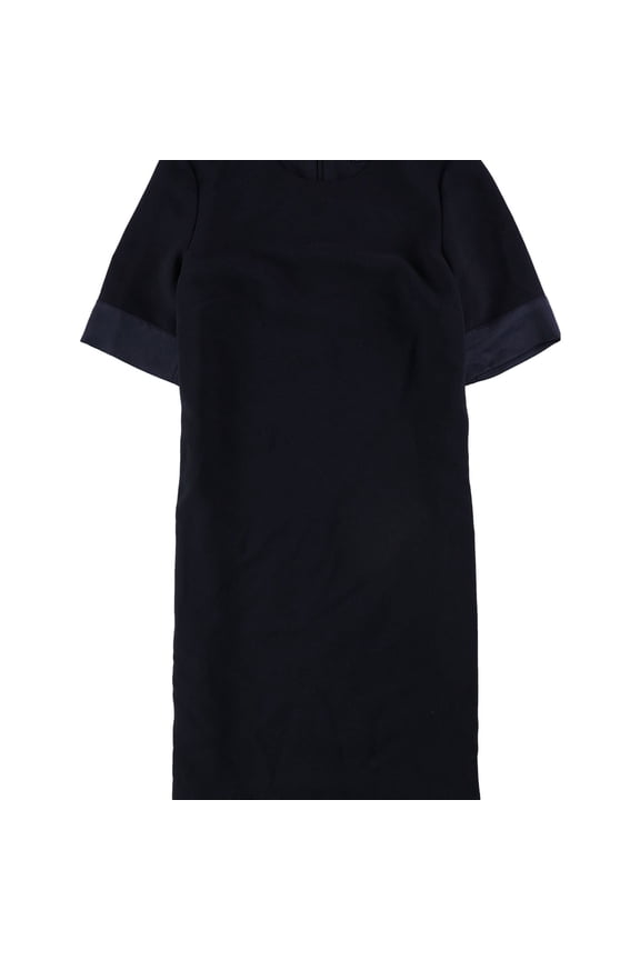 Womens Lace Hem A-line Dress, Blue, 6