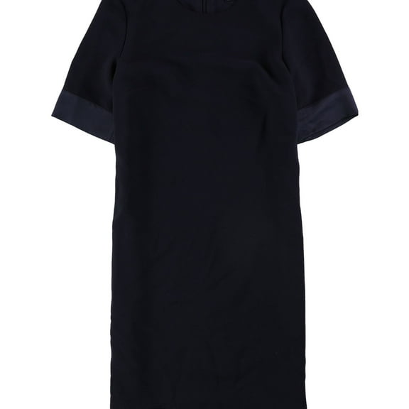 Tommy Hilfiger Womens Lace Hem A-line Dress, Blue, 6