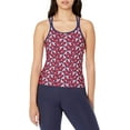 thumbnail image 1 of Tommy Hilfiger Womens Logo Tank Large Scarlet/Deep Blue, 1 of 2