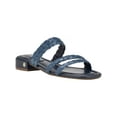 thumbnail image 1 of Tommy Hilfiger Womens Olise Faux Leather Slip-On Slide Sandals, 1 of 1