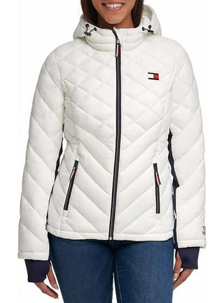 Tommy Hilfiger Womens Size Large White 3-in-1 All Weather System Jacket NEW