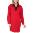 thumbnail image 1 of Tommy Hilfiger Womens Pique Rugby Shift Dress, 1 of 3
