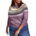 thumbnail image 1 of Tommy Hilfiger Womens Plus Knit Metallic Pullover Sweater, 1 of 2