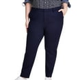 thumbnail image 1 of Tommy Hilfiger Womens Ponte Casual Trouser Pants, Blue, Plus Size, 20W, 1 of 1