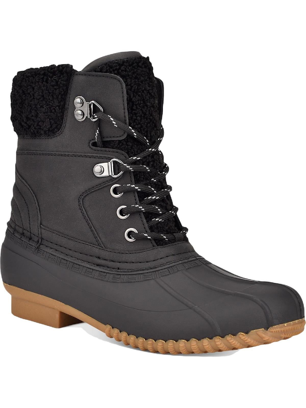 Tommy Hilfiger Womens Rainah Ankle Lace Up Rain Boots