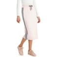 thumbnail image 1 of Tommy Hilfiger Womens Sneaker Striped Calf Midi Skirt, 1 of 3