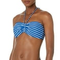 thumbnail image 1 of Tommy Hilfiger Women's Bandeau Bikini Top, Gulf Blue, M, 1 of 4