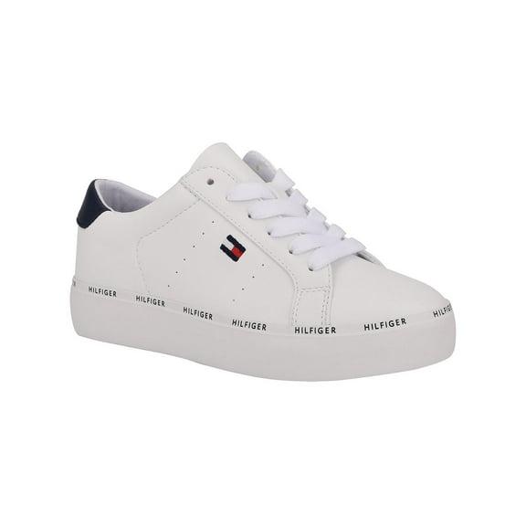 Tommy Hilfiger Womens TW HENISSLY Faux Leather Casual and Fashion Sneakers