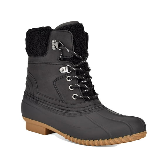 Tommy Hilfiger Womens TWRAINAH Ankle Lace Up Rain Boots