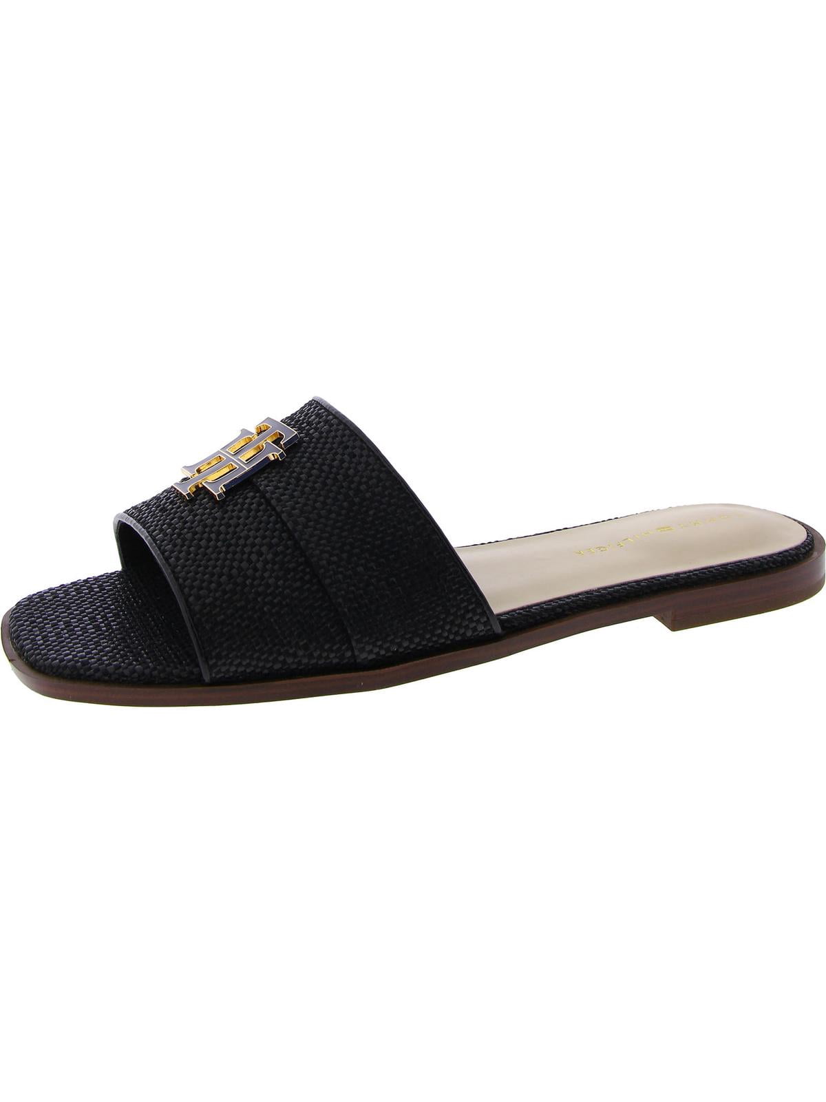 Tommy Hilfiger Womens Tanyha 2 Woven Slide Sandals