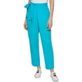 thumbnail image 1 of Tommy Hilfiger Womens Textured High Rise Ankle Pants, 1 of 1