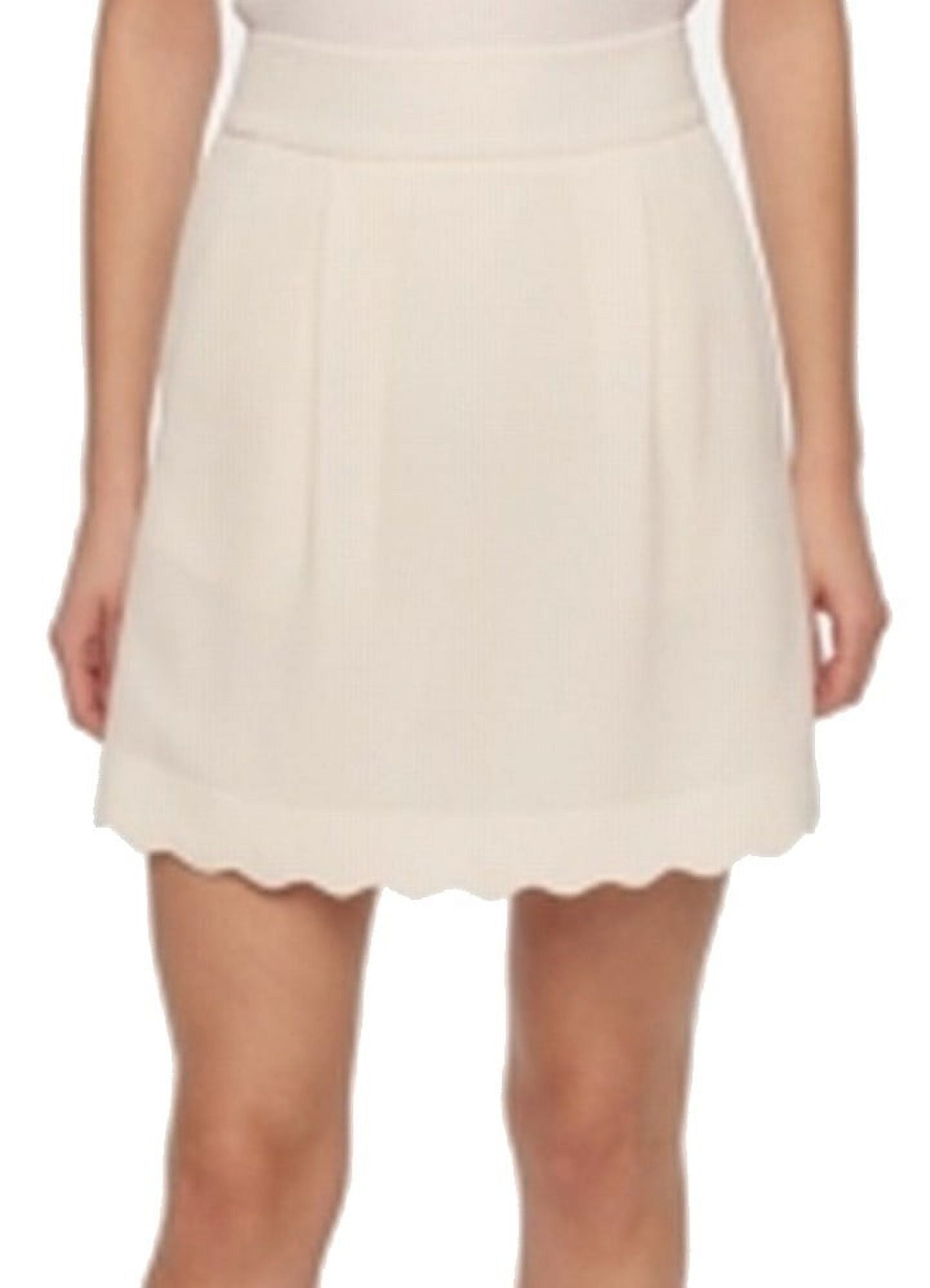 TOMMY HILFIGER Womens Ivory Pleated Pocketed Above The Knee A-Line Wear To  Work Skirt Size: 10 - Walmart.com