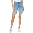 thumbnail image 1 of Tommy Hilfiger Womens Th Flex Cuffed Bermuda Shorts Pacific Blue 16, 1 of 2
