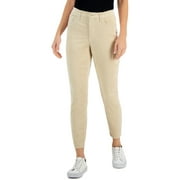 TOMMY HILFIGER Womens Corduroy Skinny Ankle Pants Oyster 16