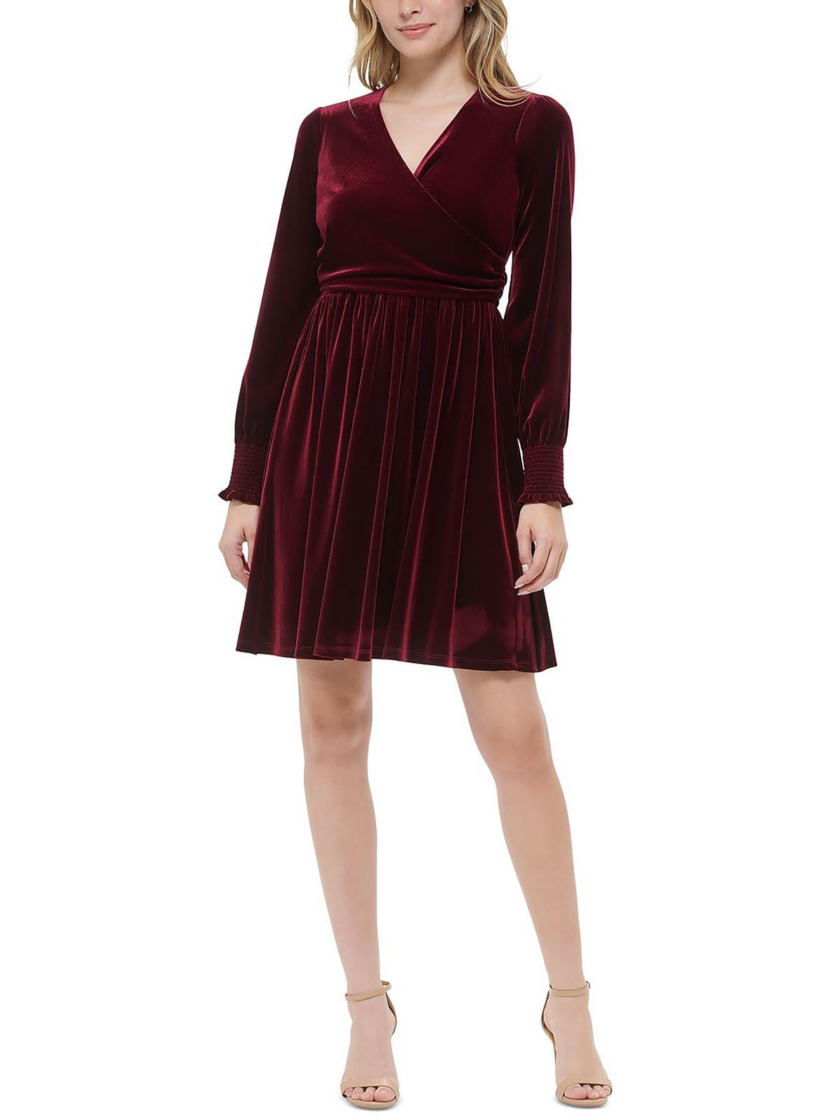 TOMMY HILFIGER Women's  Long Sleeve Above the Knee Dress Black Size 8