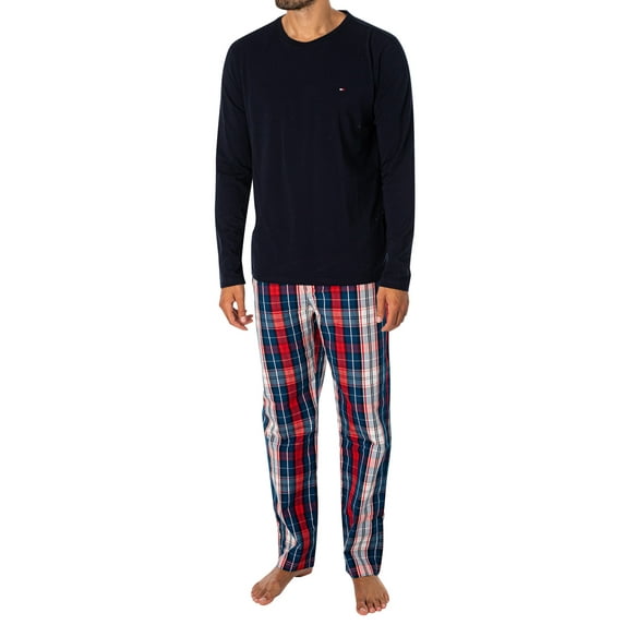 Tommy Hilfiger Woven Longsleeved Pyjama Set, Multicoloured