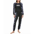 thumbnail image 1 of Tommy Hilfiger womens  2pc Shirt & Pant Sleep Set, m, Blue, 1 of 3