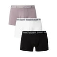 thumbnail image 1 of Tommy Jeans 3 Pack Varsity Cotton Essentials Trunks, Multicoloured, 1 of 9