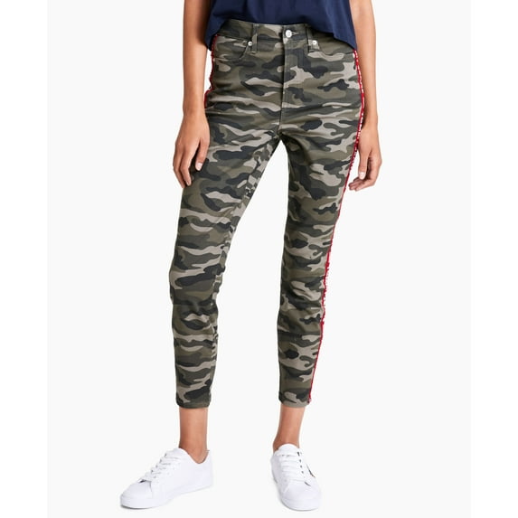 Tommy Jeans Camo Print Jeggings Neutral Multi 32