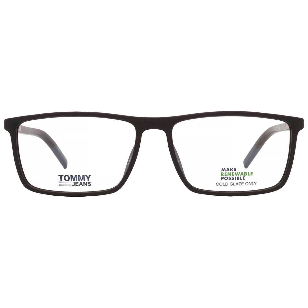 Tommy Jeans Demo Rectangular Unisex Eyeglasses TJ 0019 0003 56