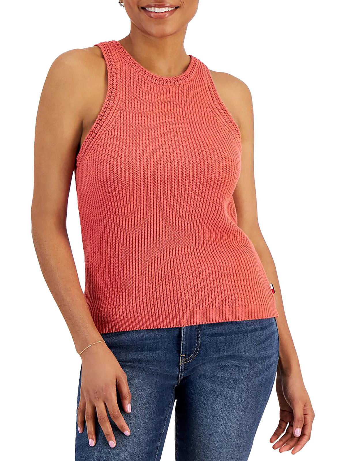 CLAIRMONT CROCHET TRIMMED TOP, ROUSSEAU PINK