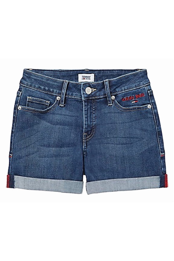 Curvy Short Womens Jeans Size 24, Color: Denim