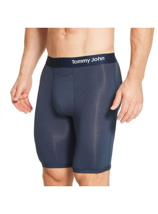  Tommy John Mens Mid-Length Boxer Brief 6 - 2 Pack - Underwear  - Cotton Basics Boxers