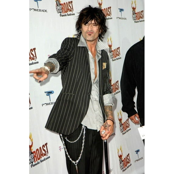 Tommy Lee At Arrivals For Comedy Central Celebrity Roast Of Pamela Anderson, Sony Studios, Los Angeles, Ca, August 07, 2005. Photo By Michael GermanaEverett Collection Celebrity (16 x 20)