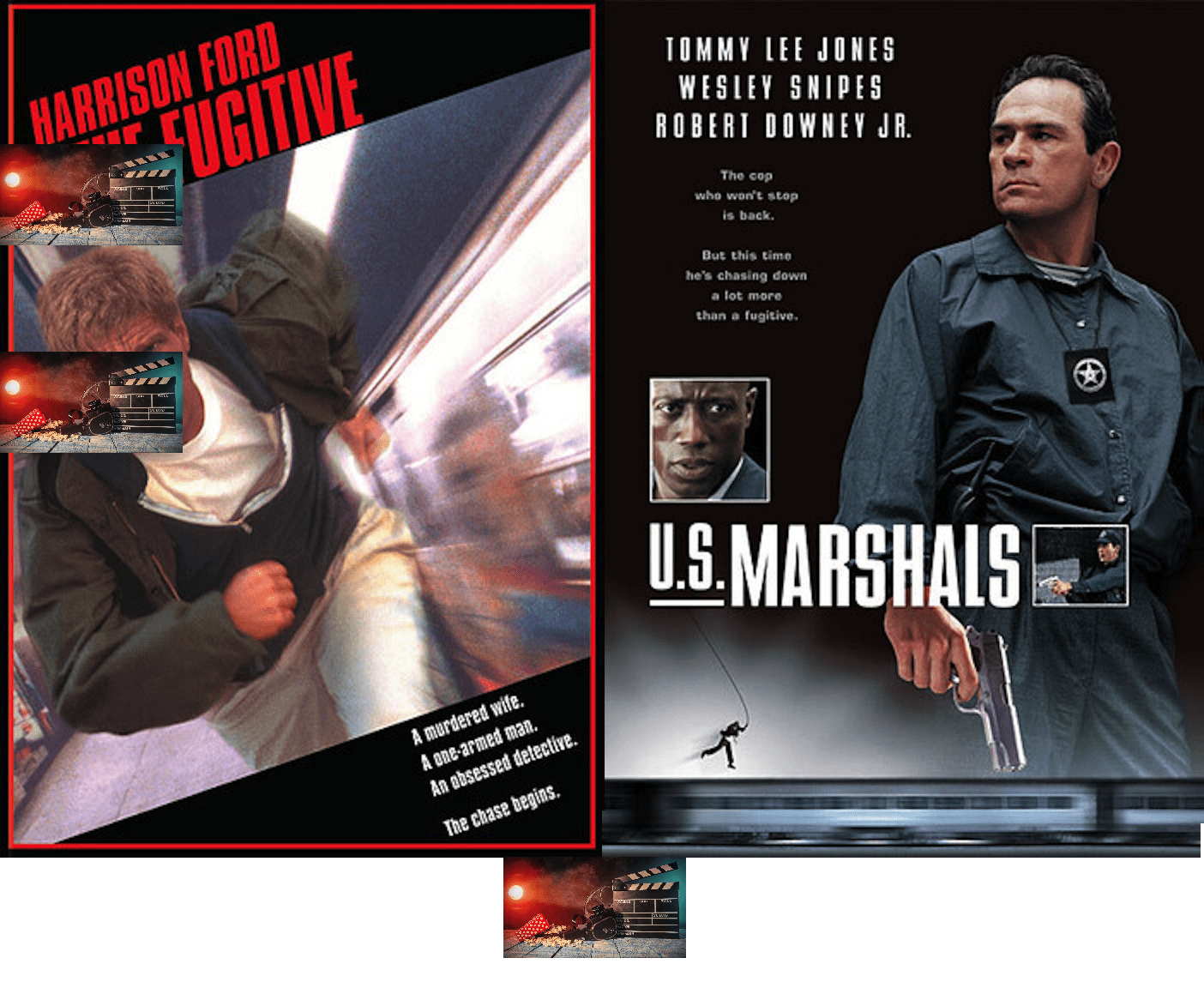 Tommy Lee Jones Double Feature The Fugitive US Marshals 2 DVD Set Includes Movie Take Art Card Walmart