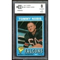 thumbnail image 1 of Tommy Nobis Card 1971 Topps #60 BGS BCCG 8, 1 of 2