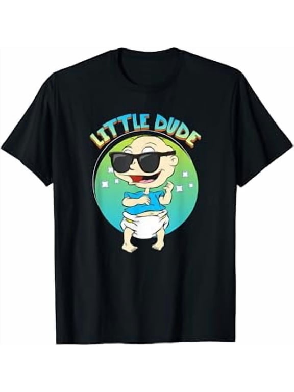 Tommy Pickles Little Dude Shirt BLACK Unisex S-5XL Hot Trending Shirt, Vintage Birthday Gift