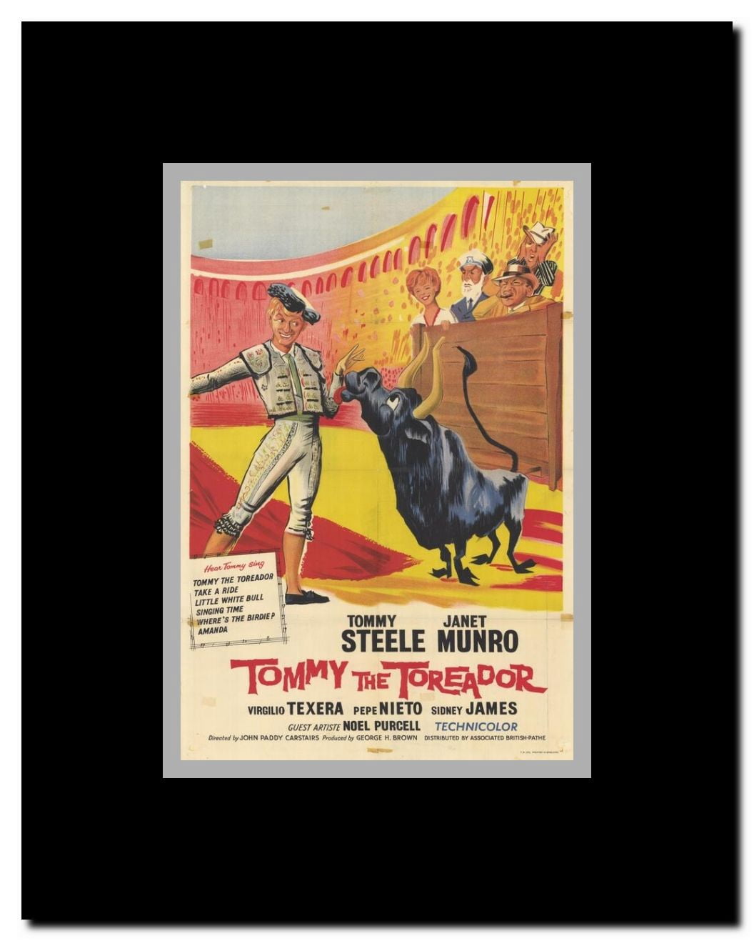 Tommy the Toreador Framed Movie Poster