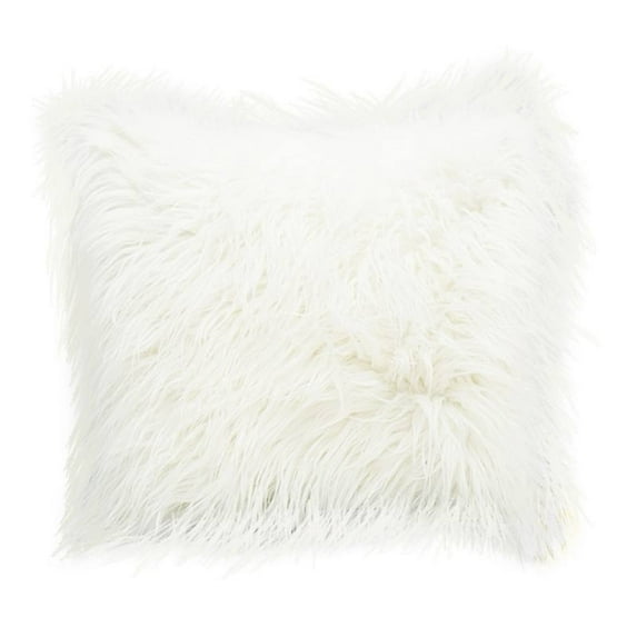 Tommyfit Soft Fluffy Fur Solid Color Square Home Decor Throw Pillow Case Cushion Cover 45*45cm/18"*18"