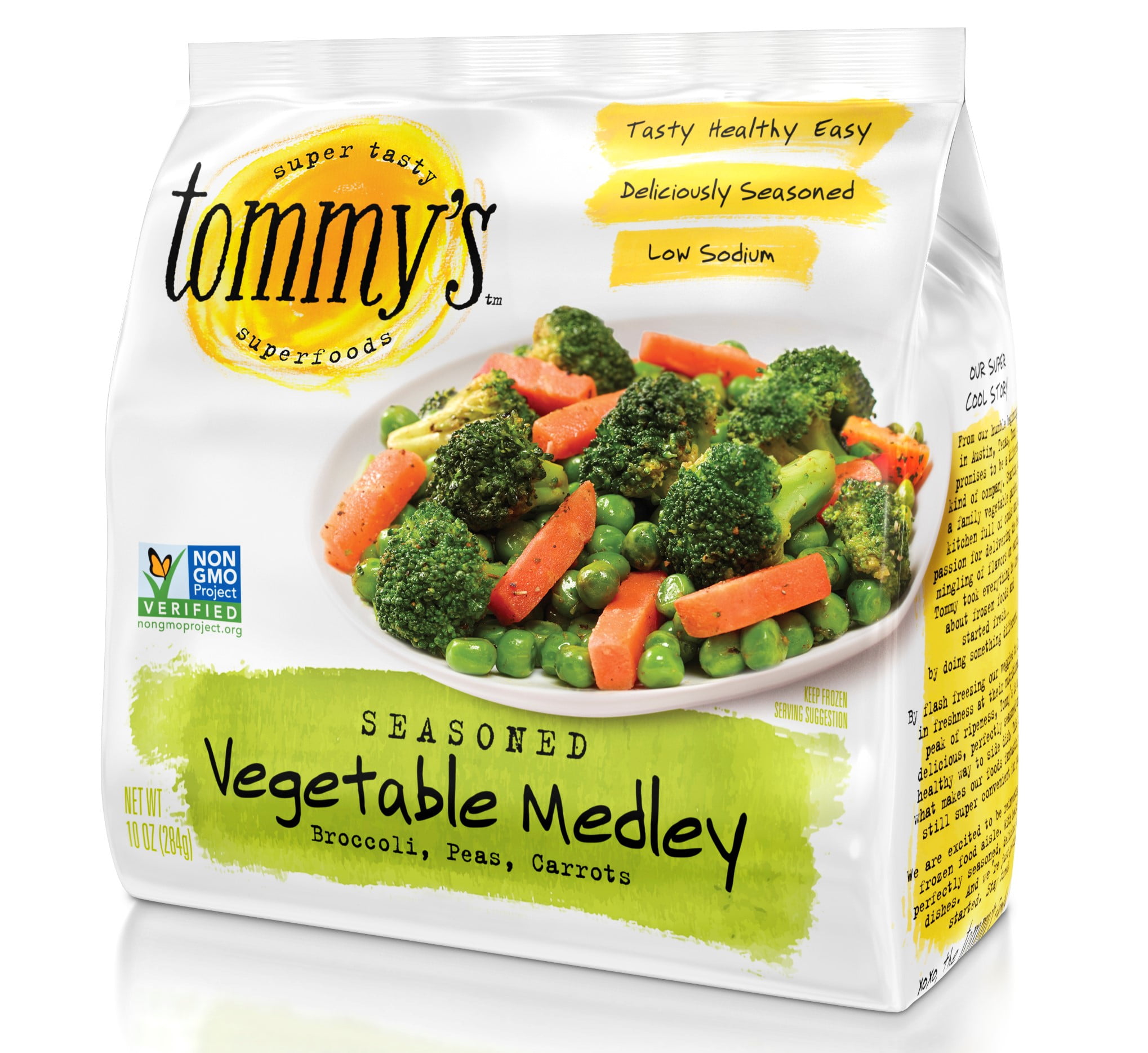 Tommys Superfoods Seasoned Vegetable Medley, 10 Oz